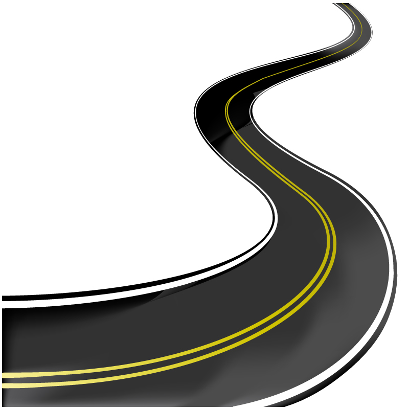 800x800 Curving Asphalt Road Vector Free Download Eps Files