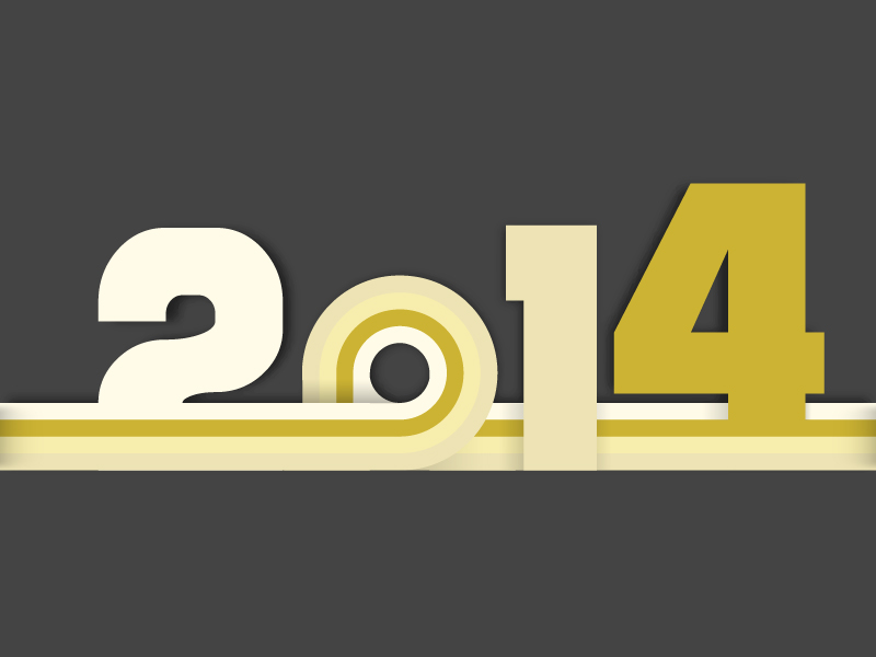 800x600 Happy New Year 2014 Track Road Vector Free Vector Graphic Download