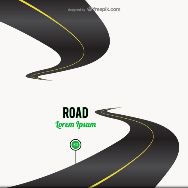 626x626 Roads Vector Collection 123freevectors