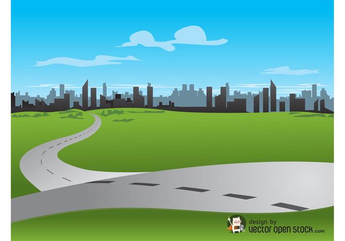 700x490 City Road Vector