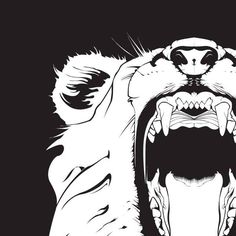 Roaring Lion Vector