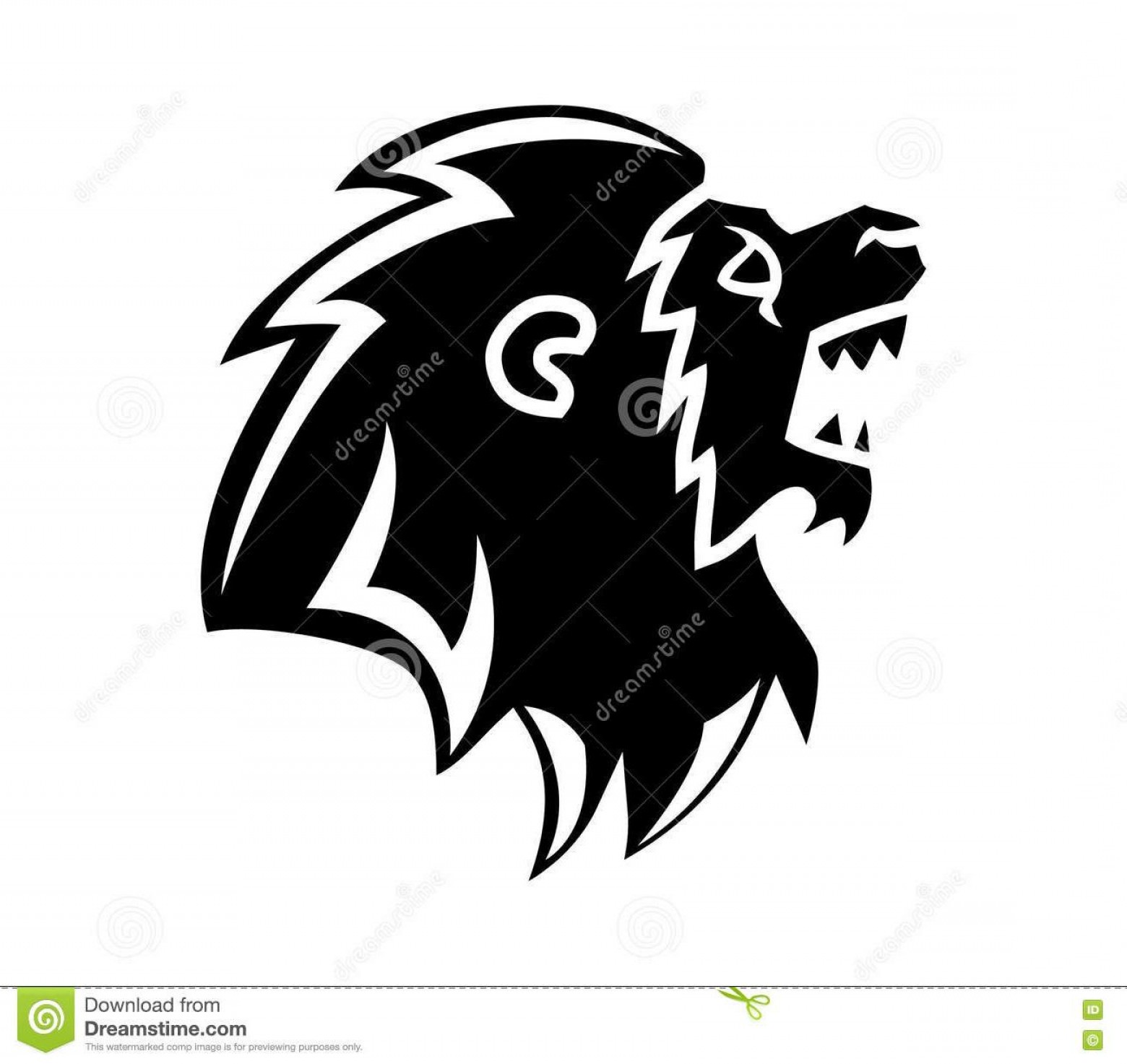 1560x1473 Top Roaring Lion Head Silhouette Vector Illustration Images