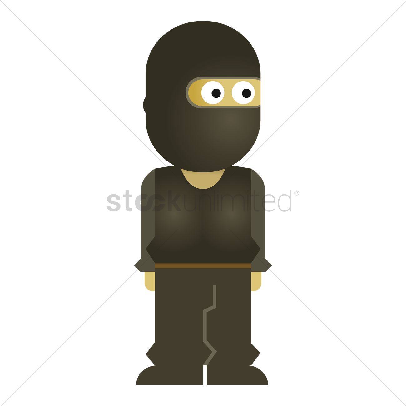 1300x1300 Free Robber Vector Image