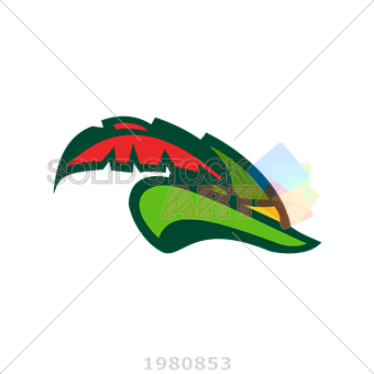 340x340 Stock Illustration Of Vector Green Robin Hood Hat With Red Feather