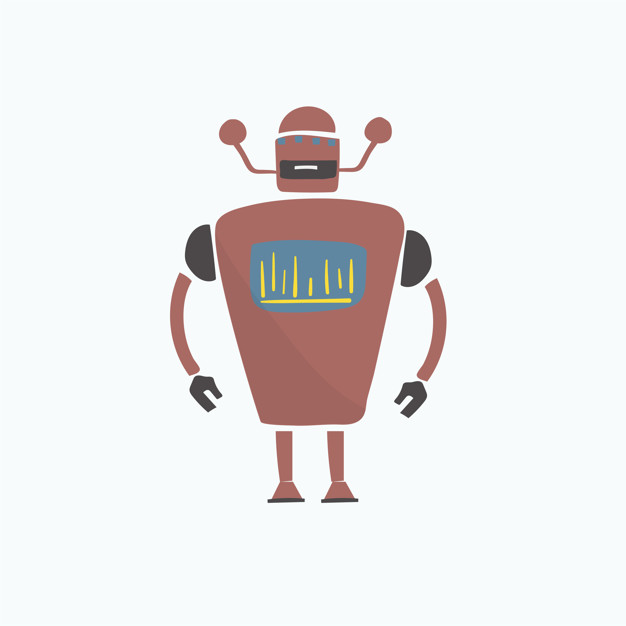 626x626 Illustration Of Robot Vector Graphic Vector Free Download