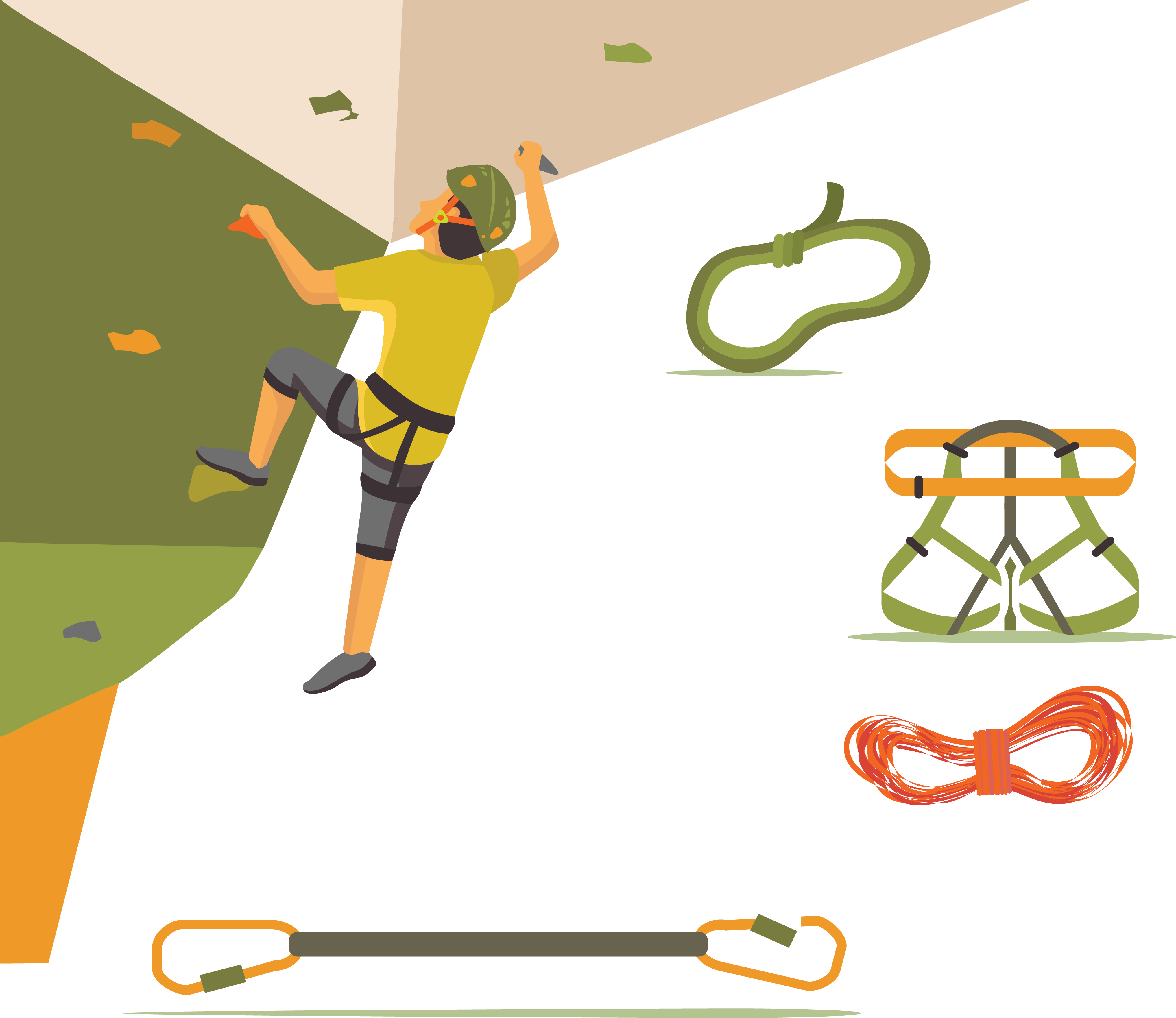 4067x3521 Sport Rock Climbing Clip Art