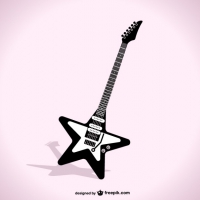 200x200 Rock Star Guitar Free Vector Graphic Art Free Download (Found