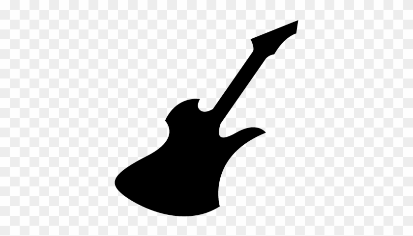 840x481 Rockstar Electric Guitar Silhouette Vector