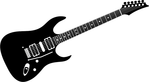 600x329 Electric Guitar Vector Free Vector In Adobe Illustrator Ai ( .ai