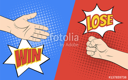 500x313 Rock Paper Scissors Hand Game. Pop Art Style Vector Stock Image