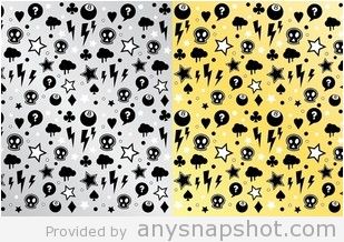 309x218 Punk Rock Pattern Vector
