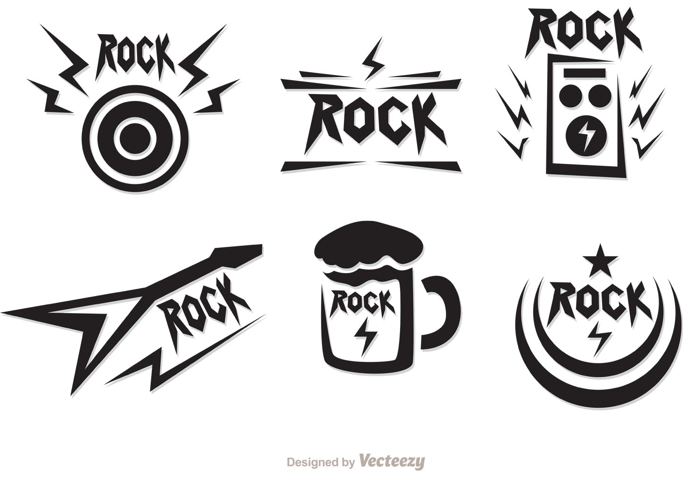 1400x980 Rock Free Vector Art