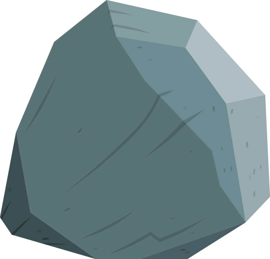 900x863 Rock Vector