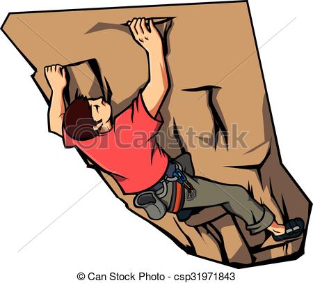 450x406 Climbing Wall Vector Illustration Design.
