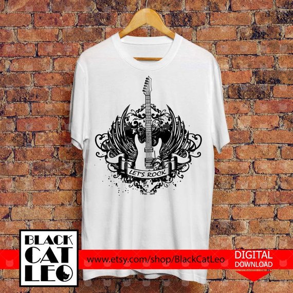 570x570 Hard Rock Vector Grunge T Shirt Tattoo Design Heave Metal Etsy