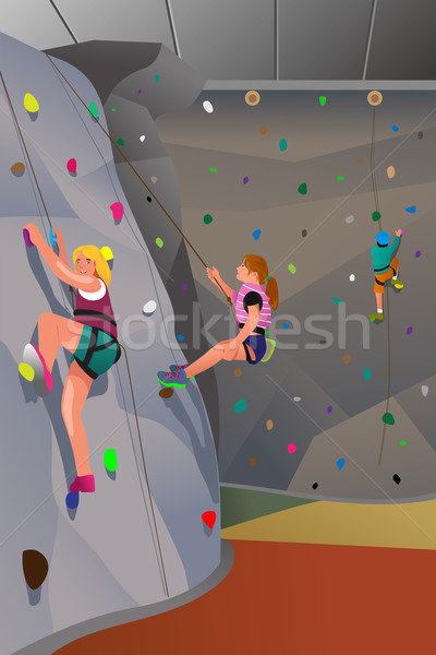 400x600 Climbing Wall Stock Vectors, Illustrations And Cliparts Stockfresh
