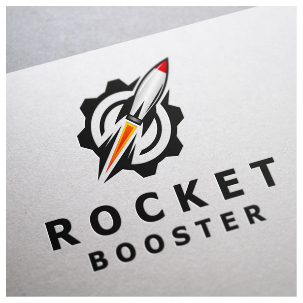 615x615 Rocket Booster Logo By Bevouliin Graphicriver