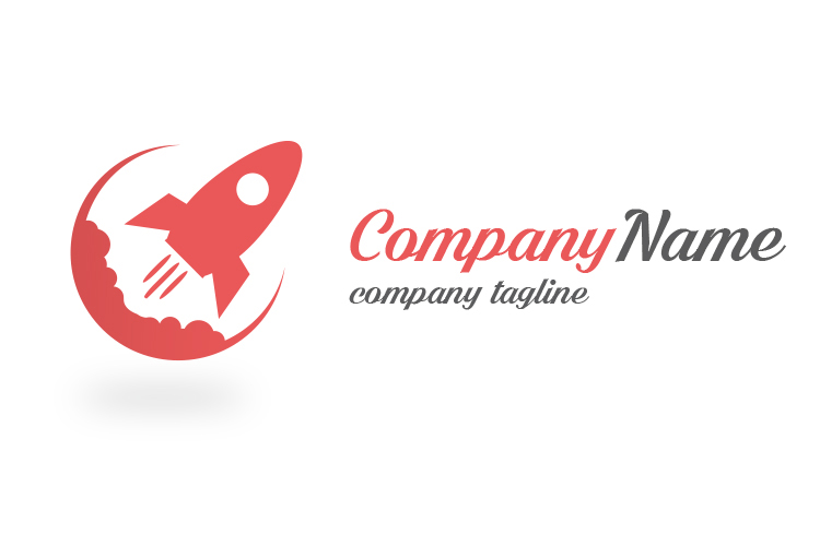 750x500 Rocket Logo Vector