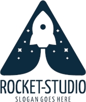 169x200 Rocket Ship Logo Vector (.ai) Free Download