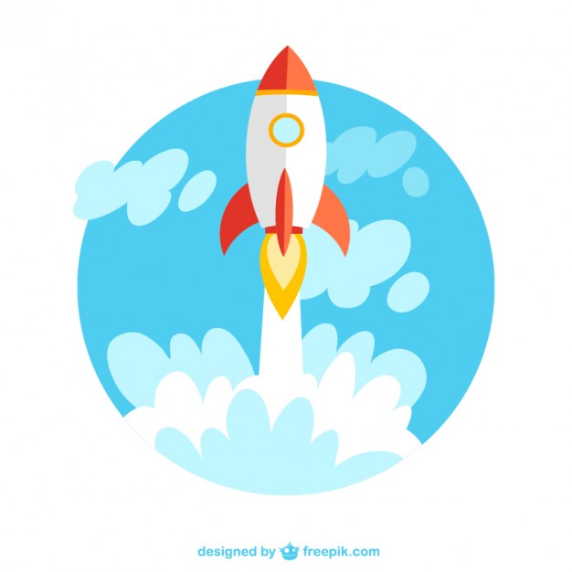 626x626 Rocket Launch Vector Free Download