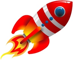 258x213 Retro Rocket Vector Free Vector In Adobe Illustrator Ai ( .ai