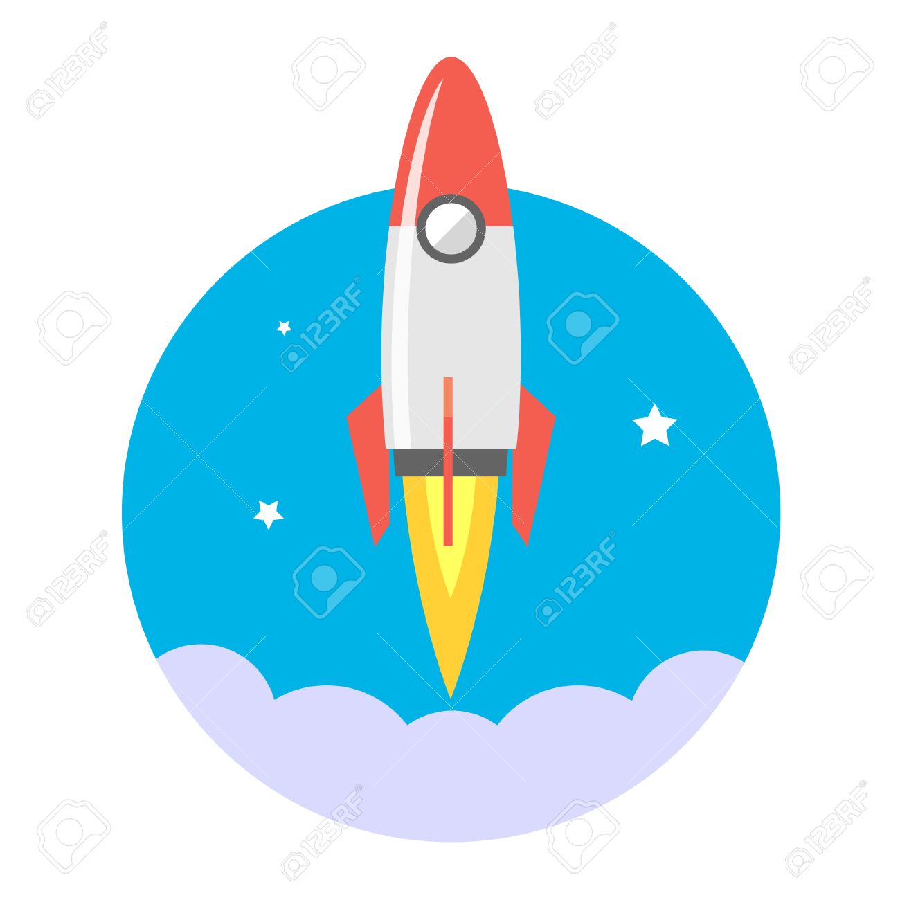 1300x1300 Clipart Rocket Vector