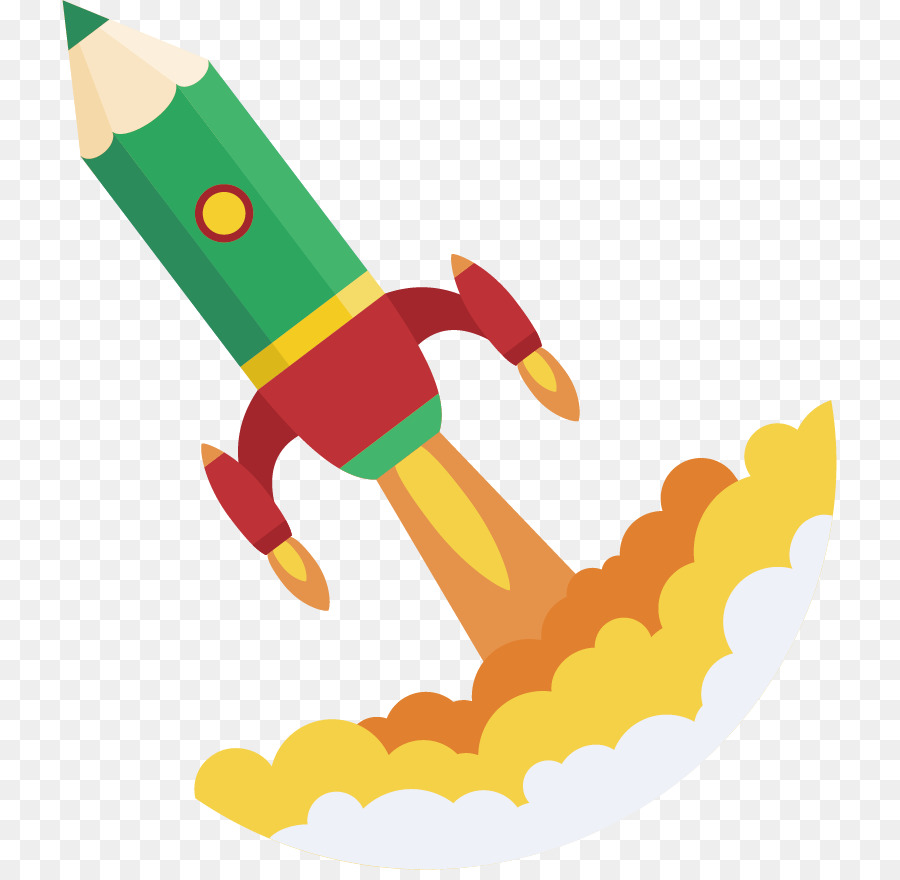 900x880 Download Pencil Rocket Vector Creative Pencil Rocket