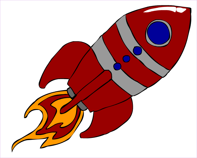 626x503 Retro Rocket Vector By Grustudios