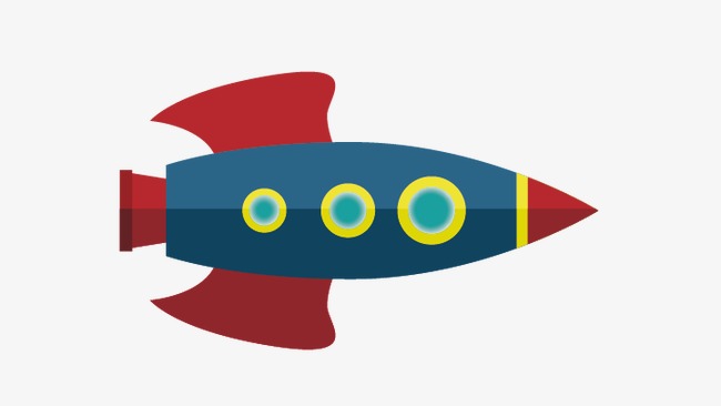 650x366 Spaceship Vector Free
