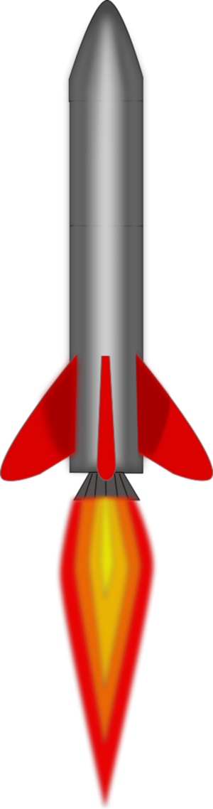 300x1138 Collection Of Free Rocket Vector Booster. Download On Ubisafe