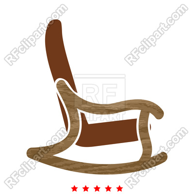 400x400 Rocking Chair Icon Simple Style Vector Image Vector Artwork Of