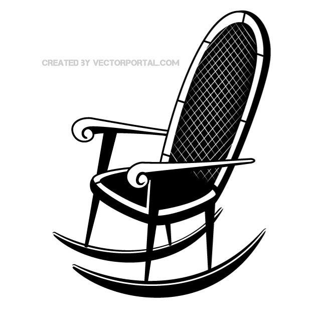 660x660 Free Rocking Chair Vector Image.eps Psd Files, Vectors Amp Graphics