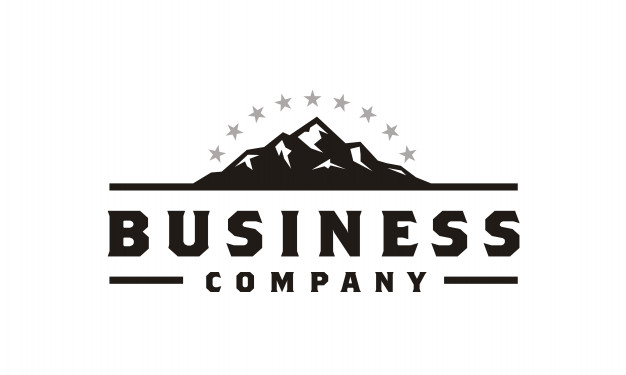 626x375 Ice Rocky Mountain Logo Design Vector Premium Download