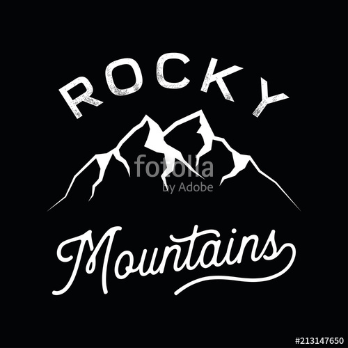 500x500 Rocky Mountains Illustration Stock Image And Royalty Free Vector