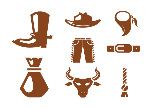 632x443 Rodeo Vector Icons Free Vector Download 404431 Cannypic