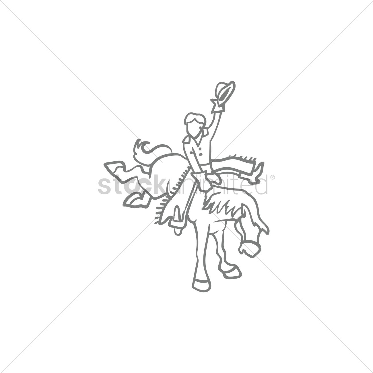 1300x1300 Rodeo Vector Image