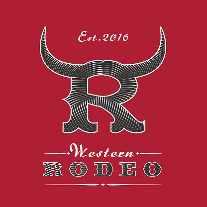 416x416 Rodeo Vector Template Premium Clipart
