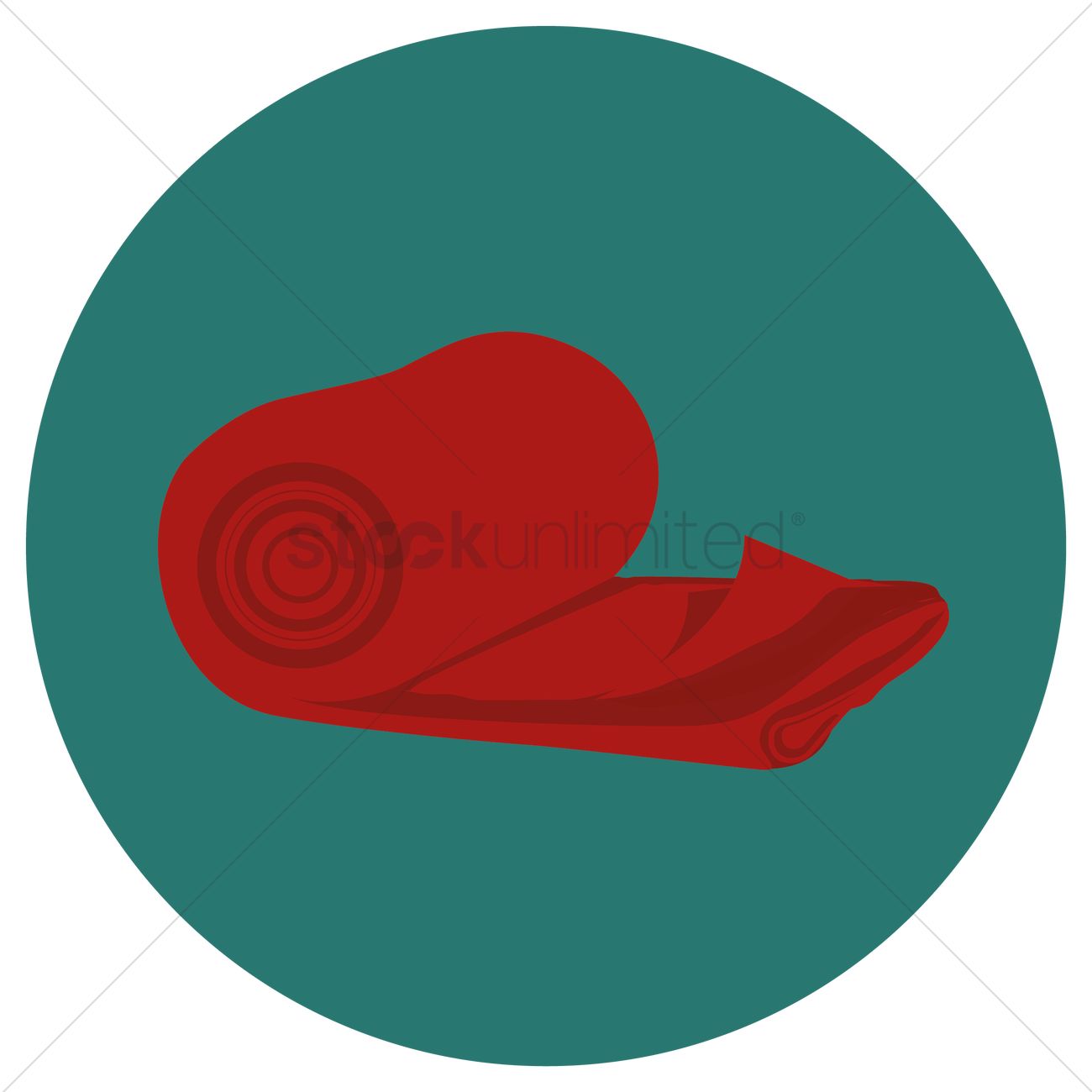 1300x1300 Fabric Roll Vector Image