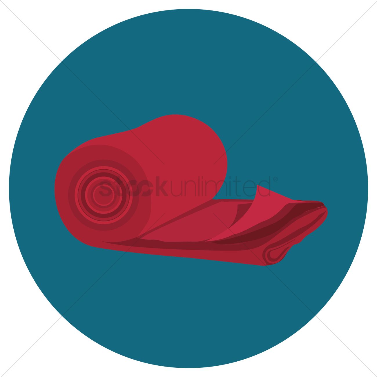 1300x1300 Free Fabric Roll Vector Image