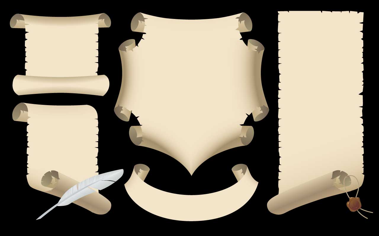 1280x797 Paper Roll Vintage Design Vector Free Download