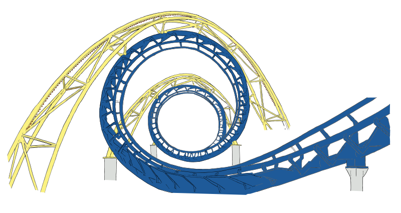 800x425 Free Roller Coaster Tracks Psd Files, Vectors Amp Graphics