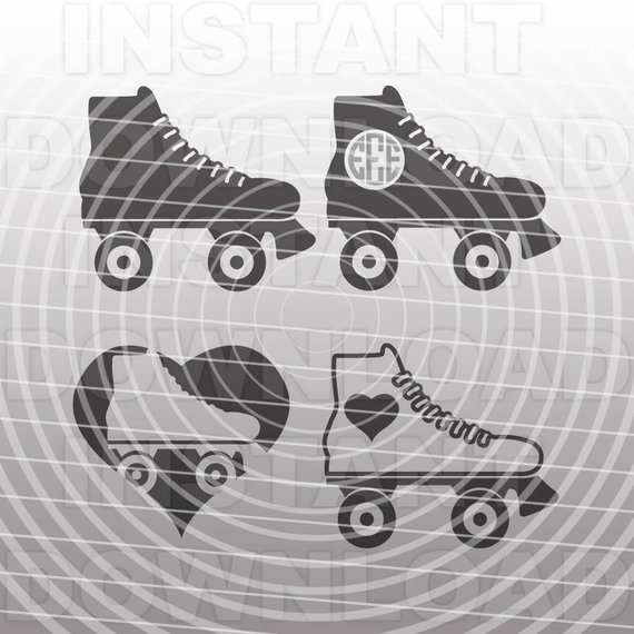 570x570 Roller Skates Svg File Roller Derby Svg Vector Art Etsy
