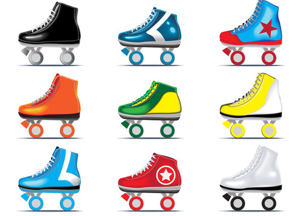 632x443 Vector Set Of Roller Derby Free Vector Download 384873 Cannypic