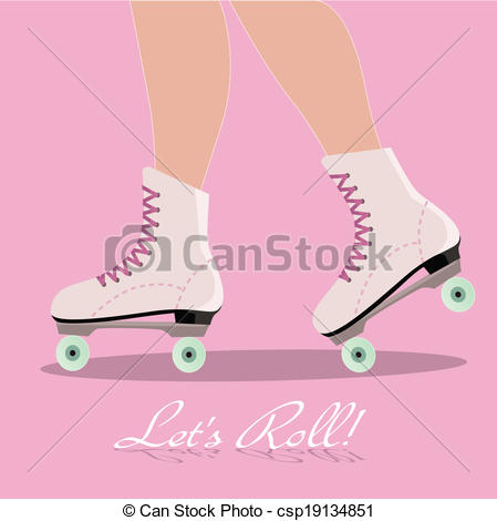 449x470 Invitation Card With Roller Skates . Square Card Template With