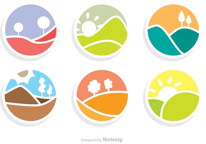 700x490 Rolling Hills Icons Vectors 108842
