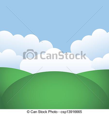 450x470 Rolling Hills Clipart