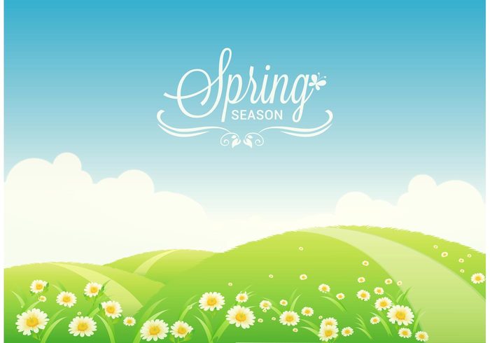 700x490 Rolling Hills Vector Illustration Ai Format Free Vector Download