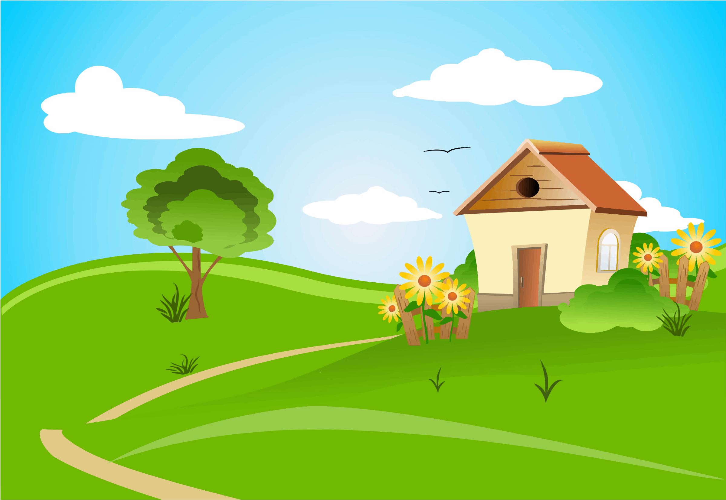 2400x1654 Feilds Clipart Rolling Hills
