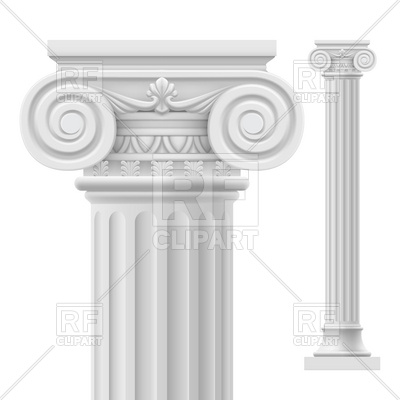 400x400 Roman Column Vector Image Vector Artwork Of Architecture