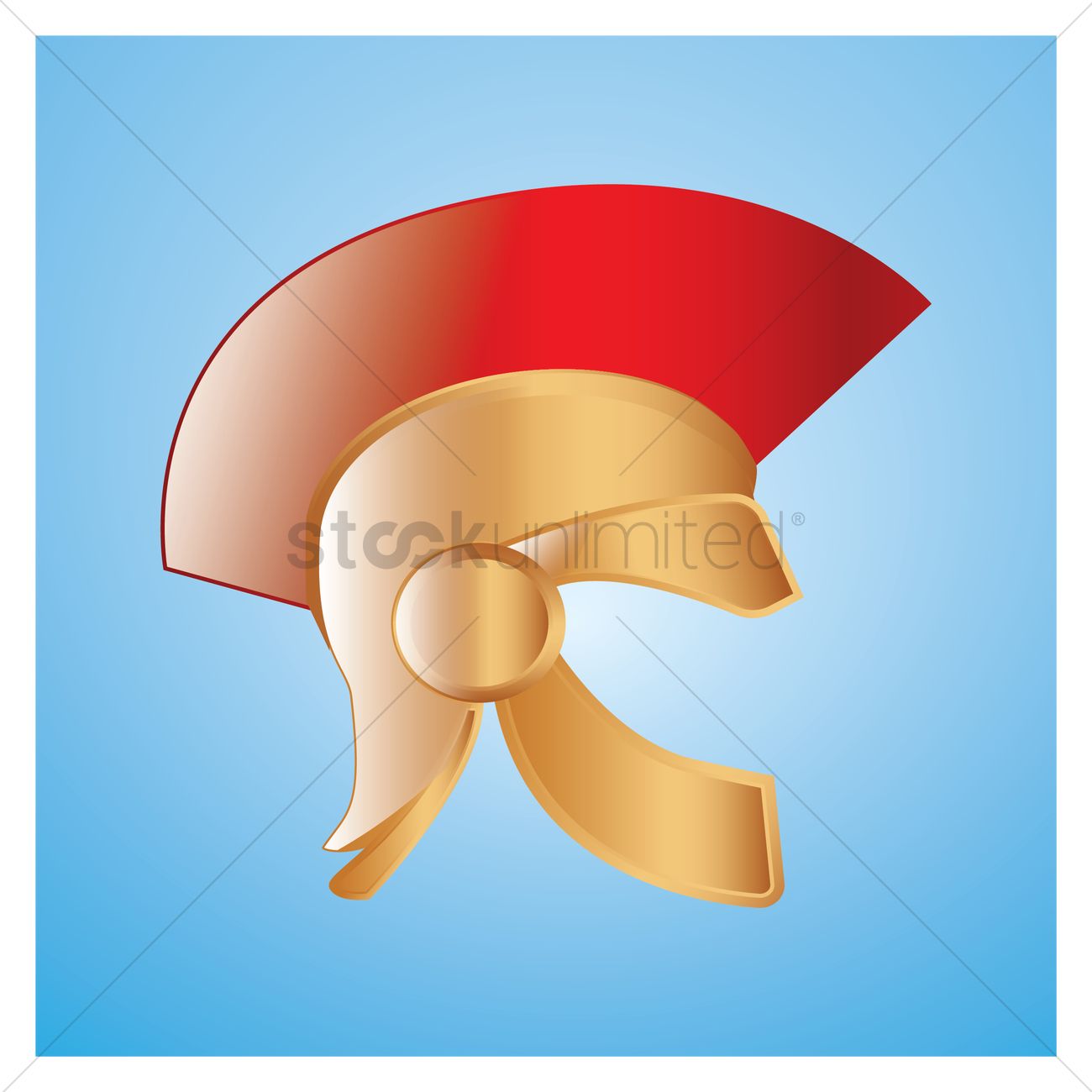 1300x1300 Roman Helmet Vector Image